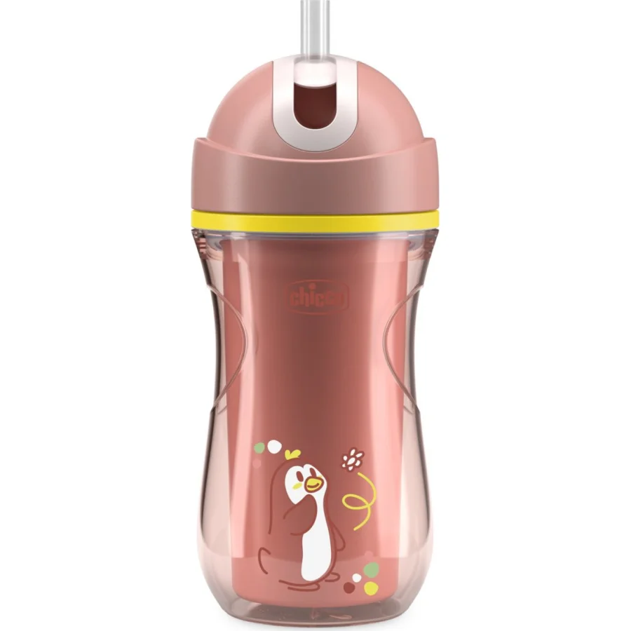 Chicco Sport Pipetli Bardak, 14 Ay+, Kız