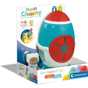 Clementoni Baby Soft Clemmy Yumuşak Blok Duyusal Roket