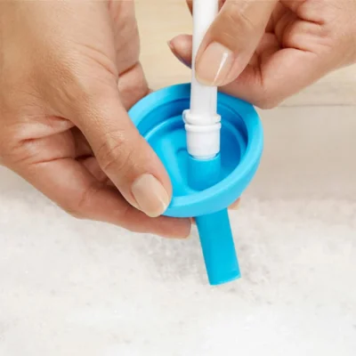 Munchkin Simple Clean Pipetli Alıştırma Bardağı, 12+ Ay, 296 ml, Mavi
