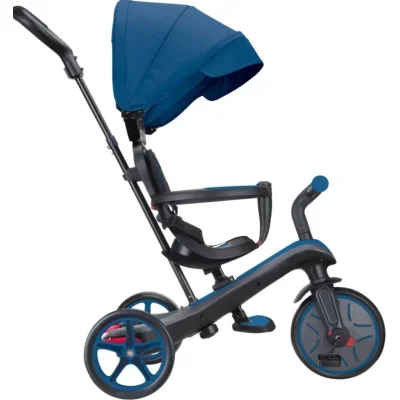 Globber Explorer 4in1 Trike Bisiklet, Kraliyet Mavisi