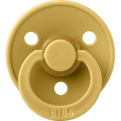 Bibs Colour Kauçuk Emzik, 0-6 Ay, Mustard
