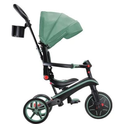 Globber Explorer 4in1 Katlanabilir Bisiklet, Zeytin Yeşili
