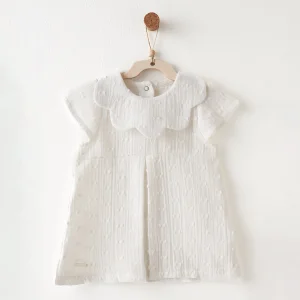 Andywawa Baby Chic Elbise, Ekru