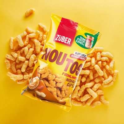 Züber Noutos Fırın Nohut Cipsi, 55 g, Fıstık