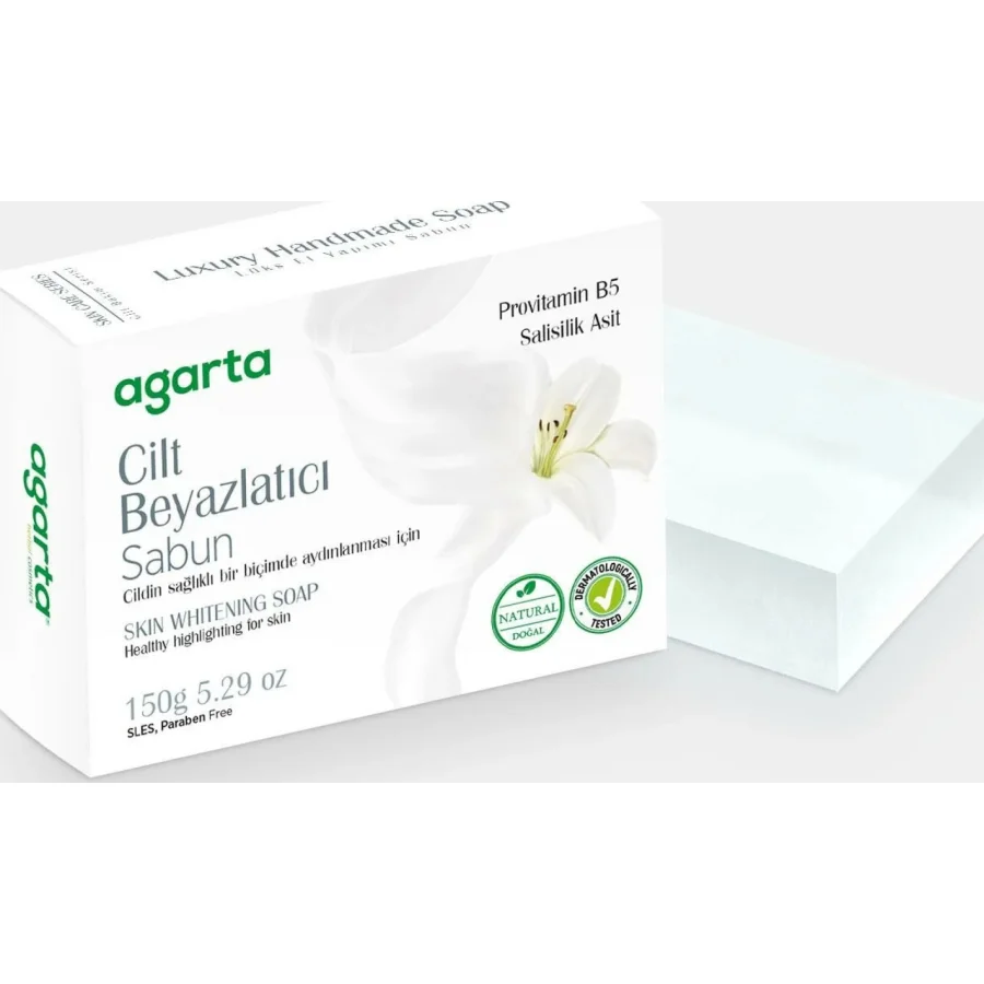Agarta Cilt Beyazlatıcı Sabun, 150 g