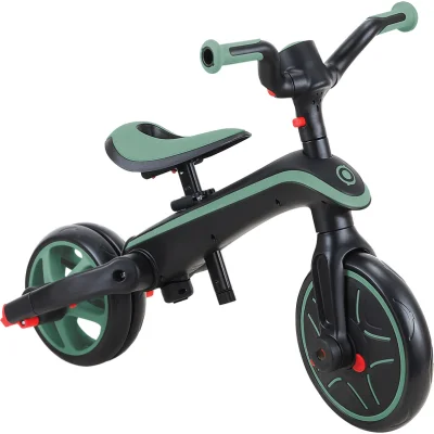 Globber Explorer 4in1 Katlanabilir Bisiklet, Zeytin Yeşili