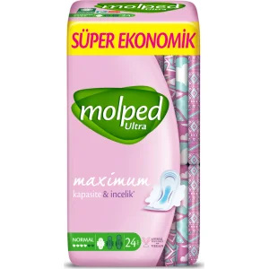 Molped Ultra Hijyenik Anatomik Ped Normal Süper Eko, 24 Adet
