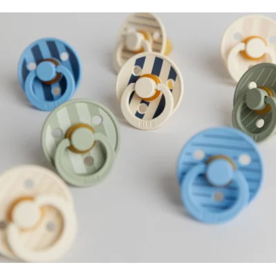 Bibs Studio Colour Pin Kauçuk Emzik, 0-6 Ay, Sky Blue