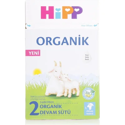 Hipp 2 Organik Keçi Sütü Bazlı Bebek Devam Sütü, 400 g