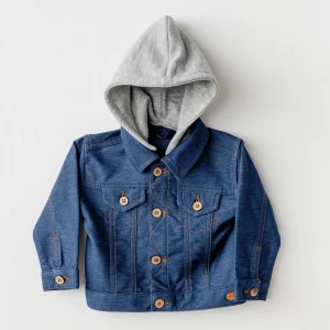 Andywawa Jacket Casual Bebek Ceket, İndigo