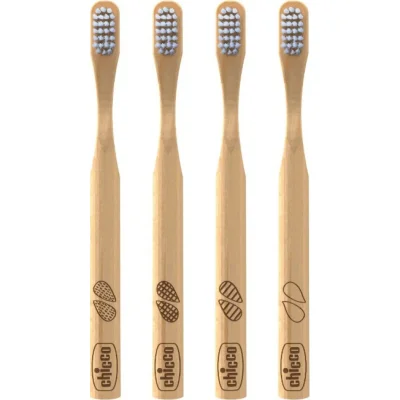 Chicco Bamboo Diş Fırçası, 3+ Yaş