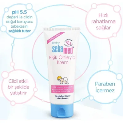 Sebamed Baby Pişik Önleyici Kremi, 50 ml