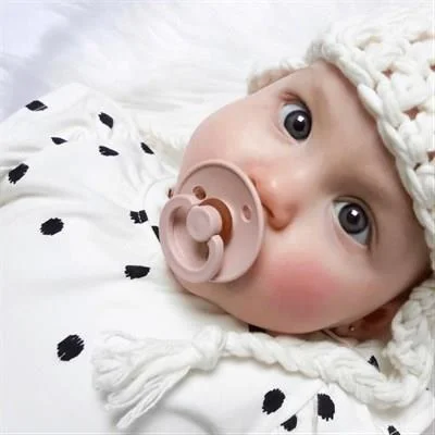 Bibs Colour Kauçuk Emzik, 0-6 Ay, Blush