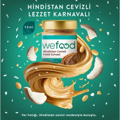 Wefood Hindistan Cevizli Fıstık Ezmesi, 300 g