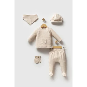 Tongs Baby College Hastane Çıkışı, 5 Parça, Kahverengi