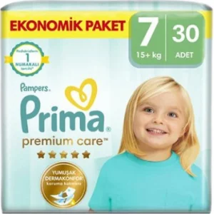 Prima Premium Care Bebek Bezi, 7 Beden, 30 Adet