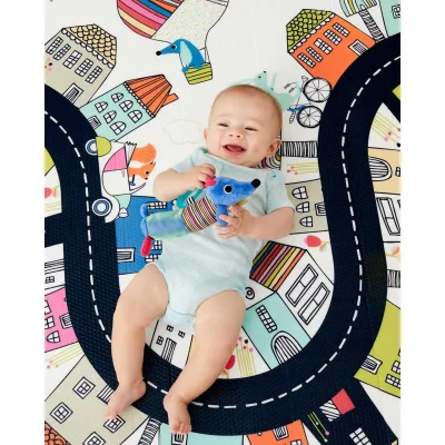 Skip Hop Çift Taraflı Oyun Halısı Oyun Matı, Köy