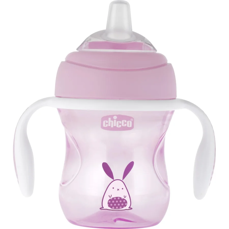 Chicco Yumuşak Uçlu Geçiş Bardağı, 4 Ay+, Erkek
