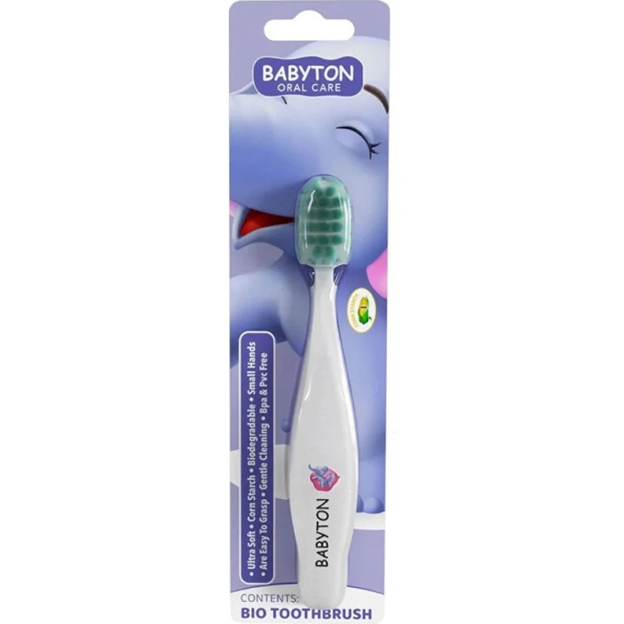 Babyton Bio Ultra Yumuşak Çocuk Diş Fırçası Fil