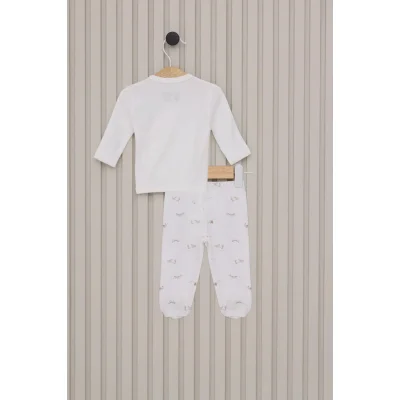 U.S Polo Bebek Hastane Çıkışı, 5 Parça, Krem