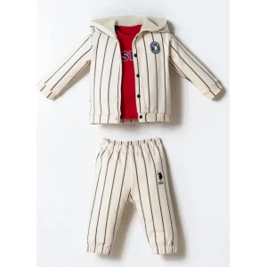 U.S. Polo Takım, 3'lü, Kırmızı