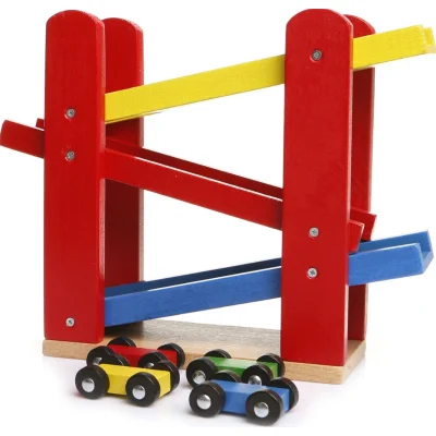Play Wood Ahşap Yarış Arabalı Oyun Rampası
