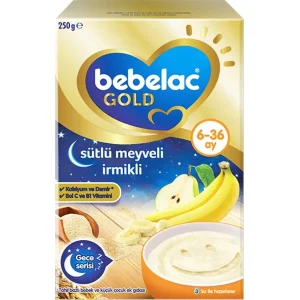 Bebelac Gold Sütlü Meyveli İrmikli Kaşık Maması, 250 g