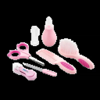 BabyJem Bebek Bakım Seti, Pembe, 7'li