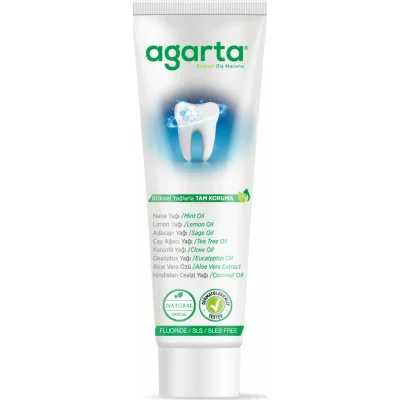 Agarta Doğal Diş Macunu, 100 ml, Bitki Özlü