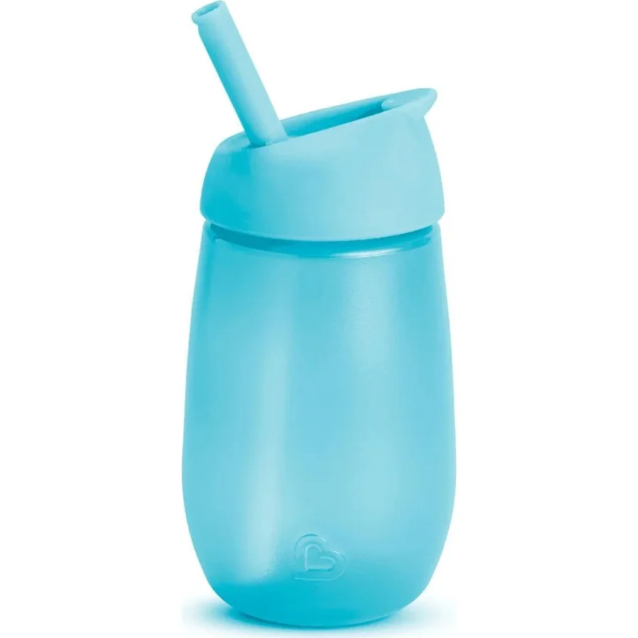 Munchkin Simple Clean Pipetli Alıştırma Bardağı, 12+ Ay, 296 ml, Mavi