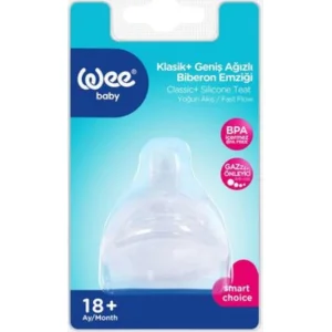Wee Baby Geniş Ağızlı Biberon Emziği Yoğun Akış No:3