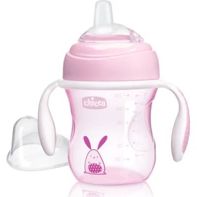 Chicco Yumuşak Uçlu Geçiş Bardağı, 4 Ay+, Erkek