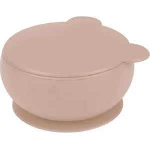 OiOi Silikon Kapaklı Kase, Bubble Beige