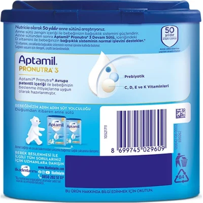 Aptamil 3 Devam Sütü, 350 g