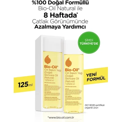 Bio-Oil Çatlak Karşıtı ve Natural Cilt Bakım Yağı, 125 ml