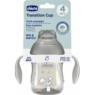 Chicco Yumuşak Uçlu Geçiş Bardağı, 4 Ay+, Unisex