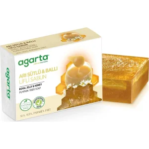 Agarta Arı Sütlü ve Ballı Lifli Sabun, 150 g