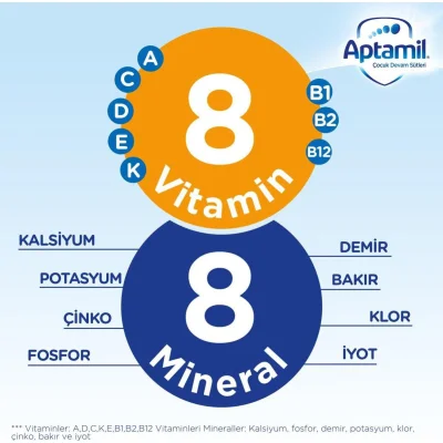 Aptamil 2 Devam Sütü, 1200 g