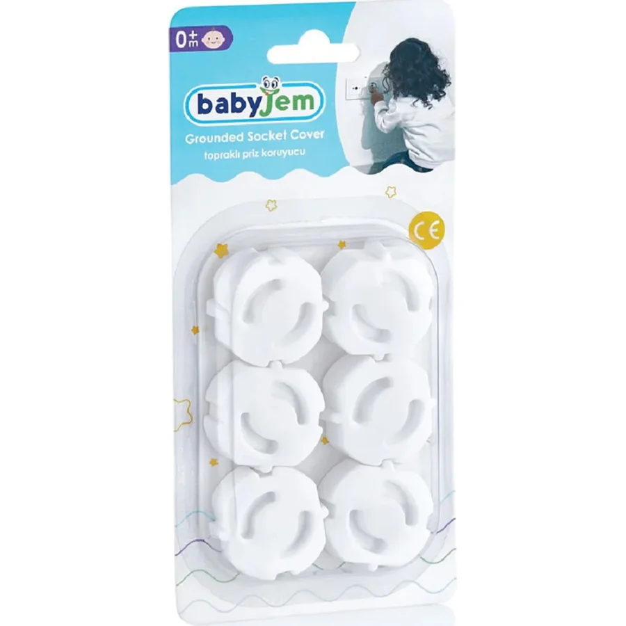 BabyJem Topraklı Priz Koruyucu