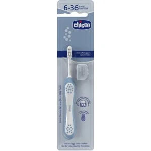 Chicco Diş Fırçası, 6-36 Ay, Mavi