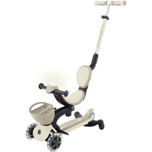 Globber Go Up Baby 360 Scooter, Işıklı, Koyu Bej