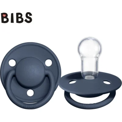 Bibs De Lux Silikon Emzik, 0-36 Ay, Steel Blue