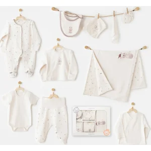 Andywawa My 1 St Wardrobe Hastane Çıkışı, 10 Parça, Ekru