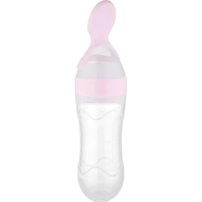 BabyJem Sıkmalı Kaşık, Pembe