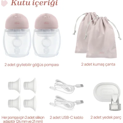 Chicco Giyilebilir Göğüs Pompası