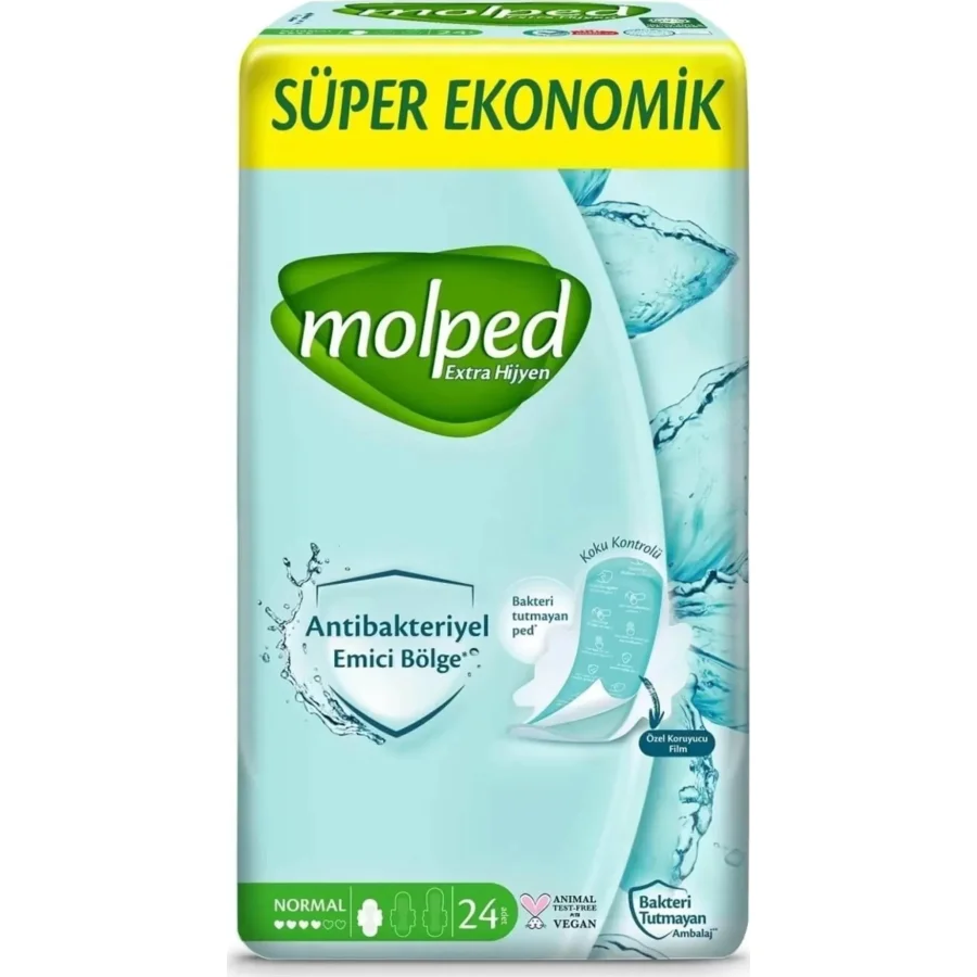 Molped Extra Hijyen Normal Ped Süper Eko, 24 Adet