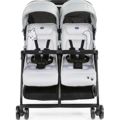 Chicco Ohlala Twin İkiz Bebek Arabası, Gümüş