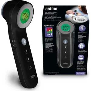 Braun BNT400 Temassız Alından Ateş Ölçer, Siyah