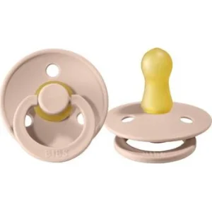 Bibs Colour Kauçuk Emzik, 6-18 Ay, Blush