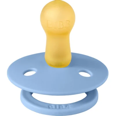 Bibs Studio Colour Pin Kauçuk Emzik, 0-6 Ay, Sky Blue